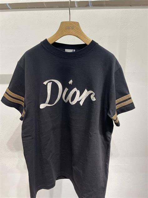 dior t shirt damen schwarz|christian Dior luxury shirt.